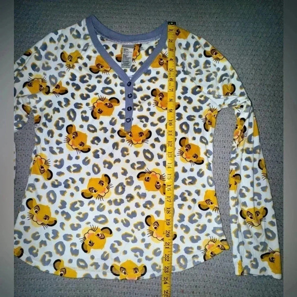 Disney The Lion King Simba Leopard Print Size XS Soft EUC - Picture 6 of 11